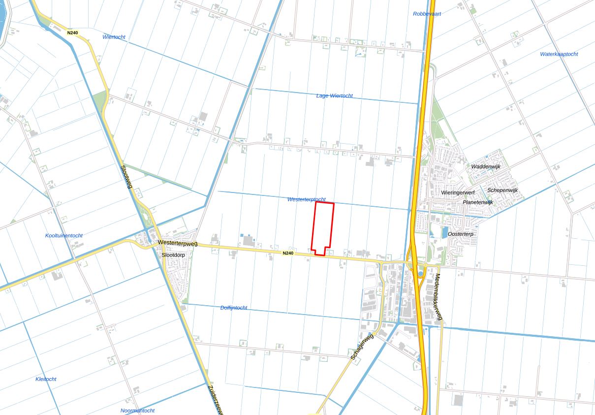 Pachtgronden IJsselmeerpolders 2025 2e ronde – kavel 4 te Slootdorp