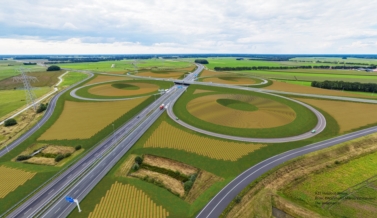 Drentse Zonneroute A37, Gelegen langs de rijksweg A37 tussen Hoogeveen en de Duitse grens te Hoogeveen, Coevorden en Emmen
